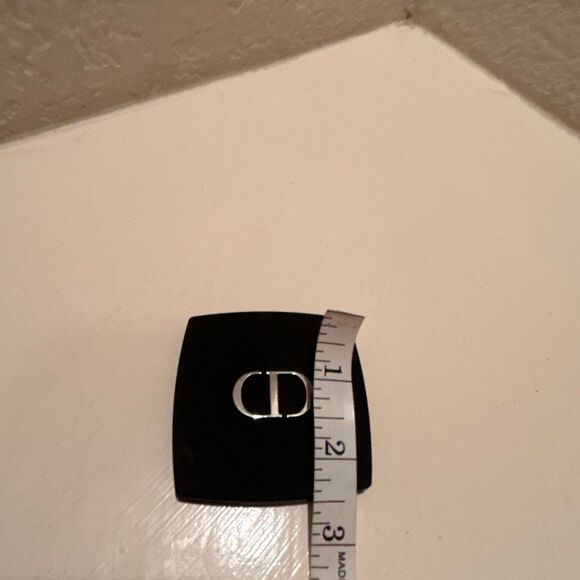 Dior Square Compact Mirror Black Matte Makeup Travel Luxury Cosmetic New - Picture 6 of 6